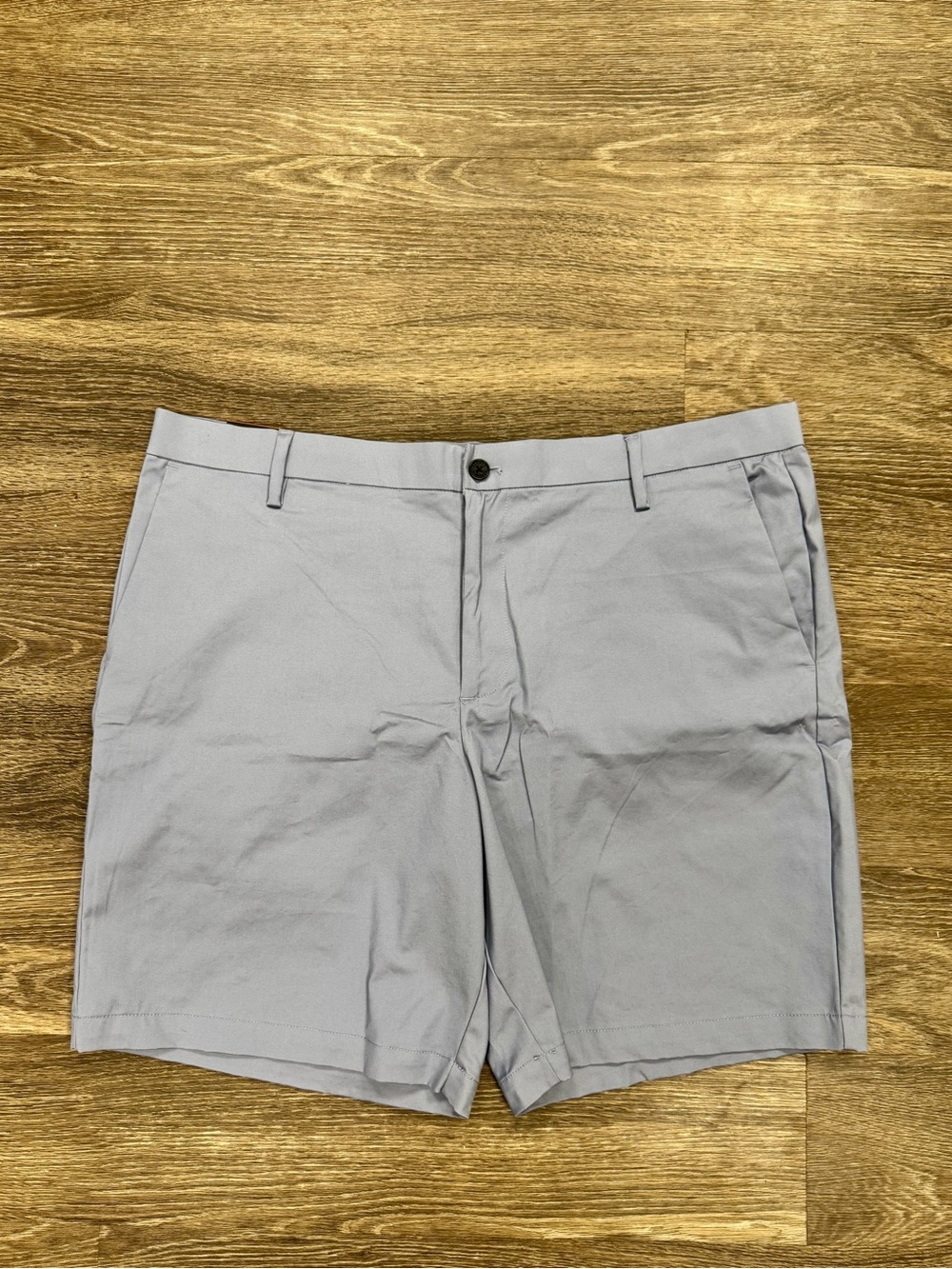 Banana Republic Stretch Chino Shorts 42 Blue Quick Dry 9" Inseam NWT